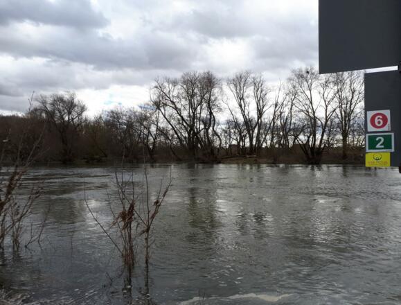 Hochwasser in der Bschlacht