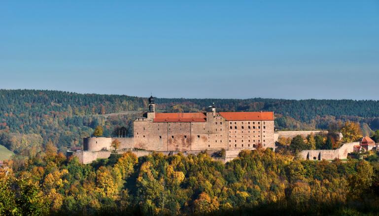 Blick vom Rehturm auf die Plassenburg