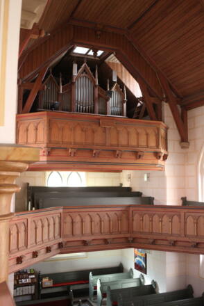 Orgelprospekt und Empore - Magdalenenkirche - Wiesenfeld b. Coburg