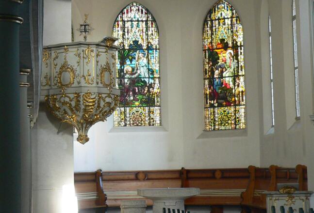 Chor und Kanzel - Johanniskirche - Bad Rodach