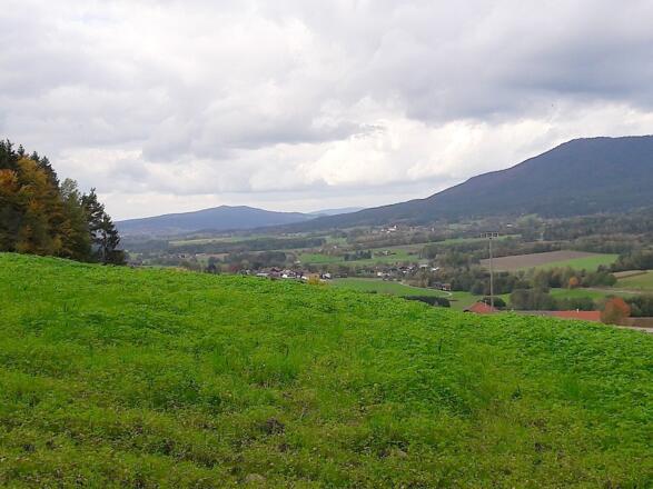 Blick nach Bad Kötzting