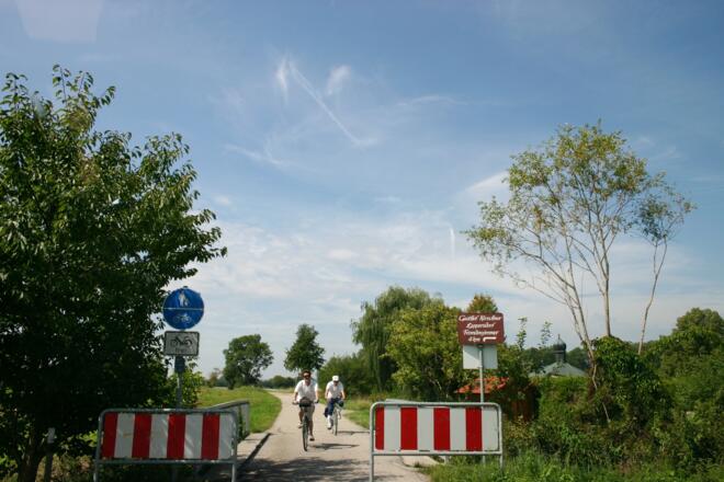 Verkehrsfreie Zone für den Vilstal-Radweg.
