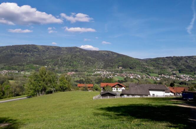 Blick vor Eidsberg nach Grafling