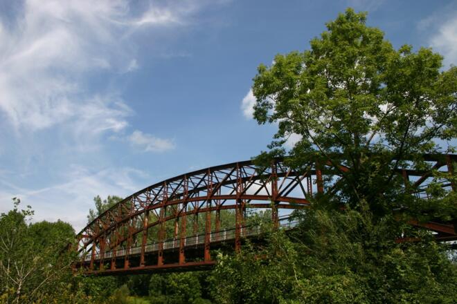 An der „Bockerlbrücke“.