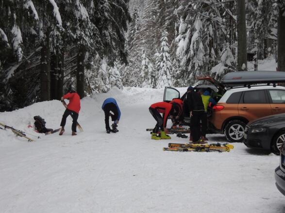 Parkplatz - Ausgangs- und Endpunkt