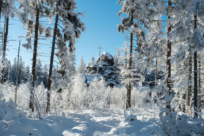 Felsformation der Teufelsschüssel
