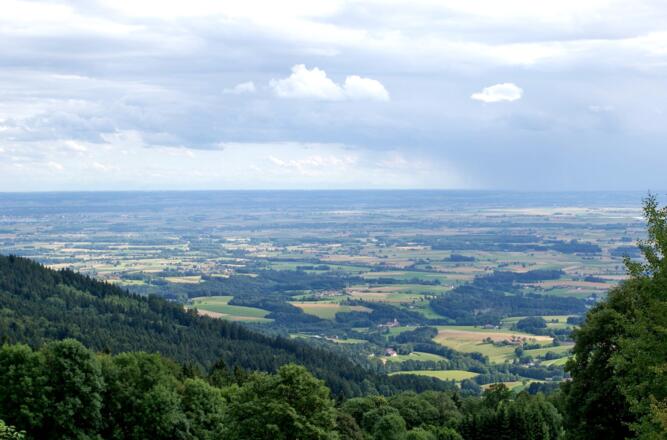 Aussicht vom Berggasthof Grandsberg