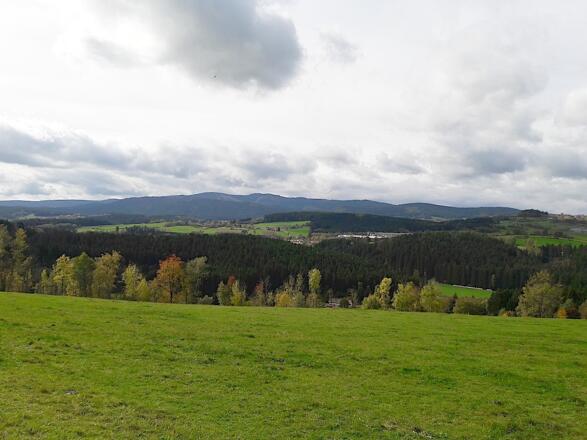 Ausblick vom Weg nach Wickersdorf