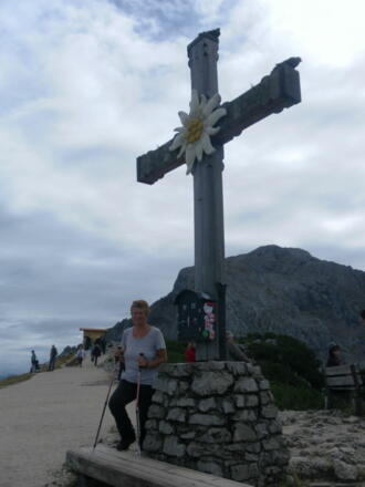 Kehlsteinkreuz vor Hohem Göll