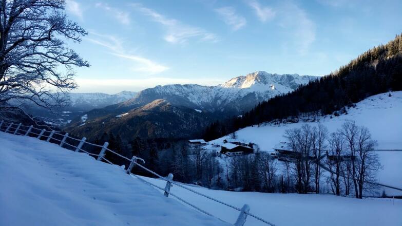 Blick zurück Richtung Oberau 