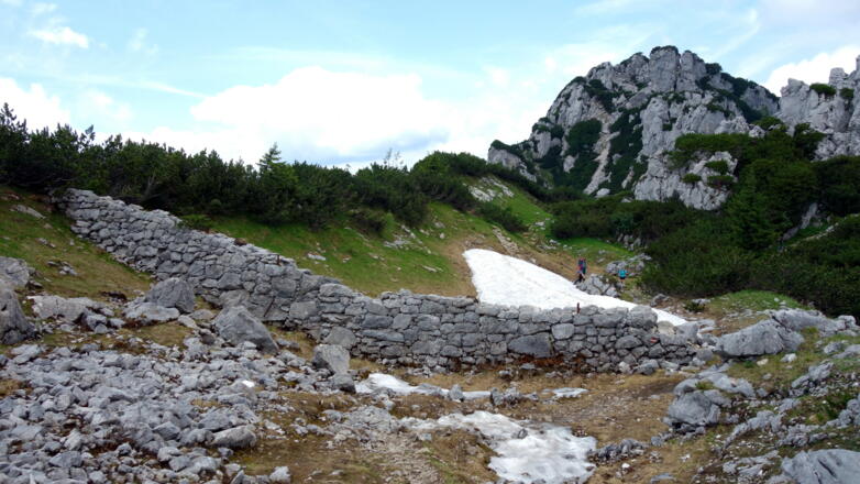 Mauerrest von Hitler (~1815m) mit Kehlstein