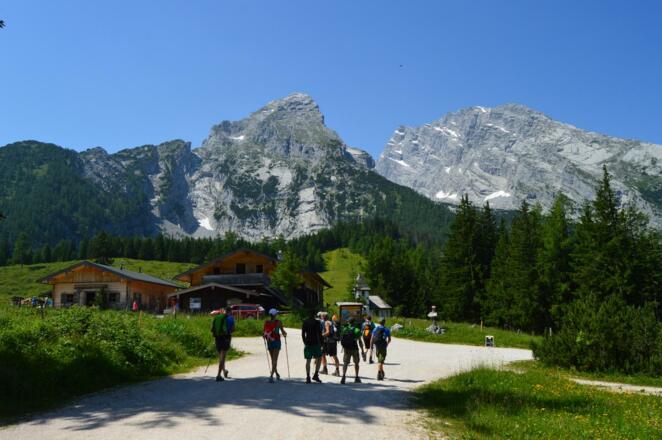 Ankunft auf der Kühroint Alm