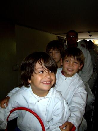 Rasante Fahrt im Salzbergwerk