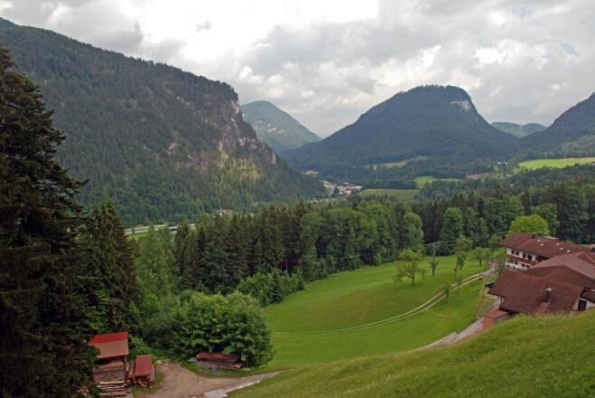 Das Tal der Berchtesgadener Ache