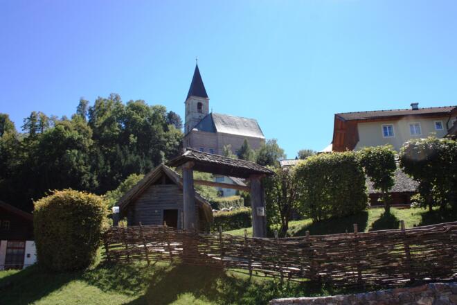 Keltendorf und Kirche Bad Dürrnberg
