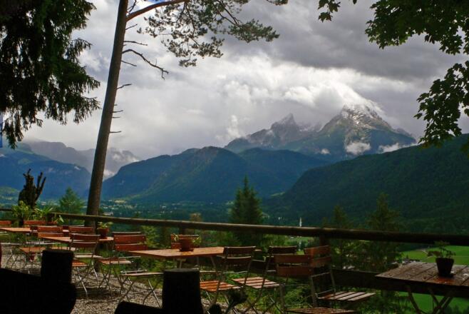 Ein Gewitter verzieht sich