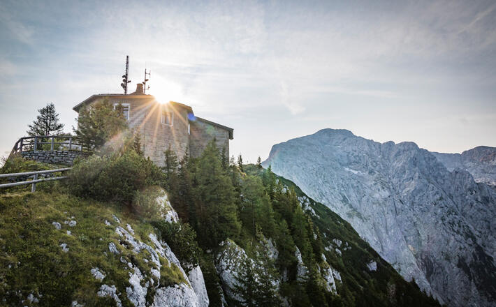 Sonnenuntergang über dem Kehlsteinhaus