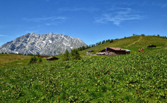 Der Taubensee im Bergsteigerdorf Ramsau