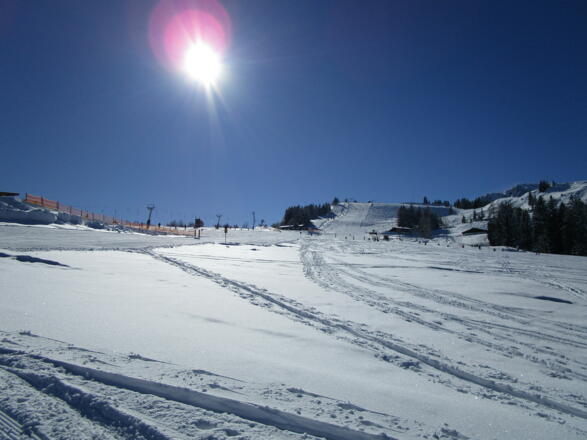 der schöne Gipfelhang