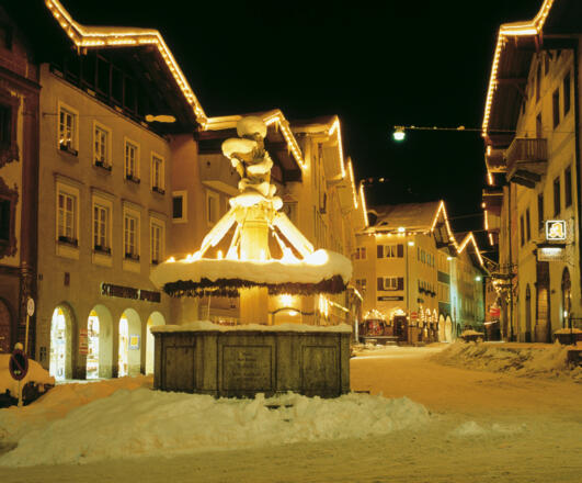 Marktplatz im Winter