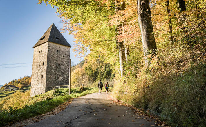 Paßturm: Der alte Schellenberger Wehrturm