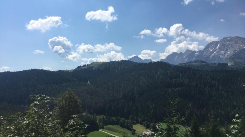 Aussicht zum Rossfeld Gipfel 