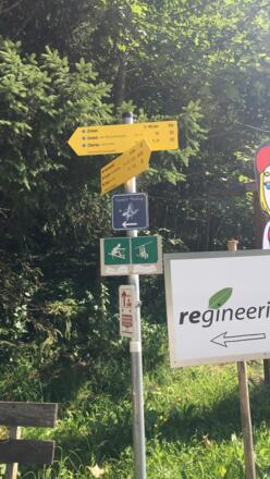 Wandertafeln entlang des Wichtelweges 