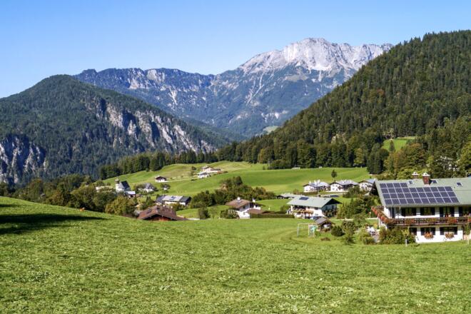 Blick zum Untersberg