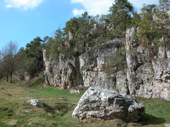 Großer Pfahl - Westseite