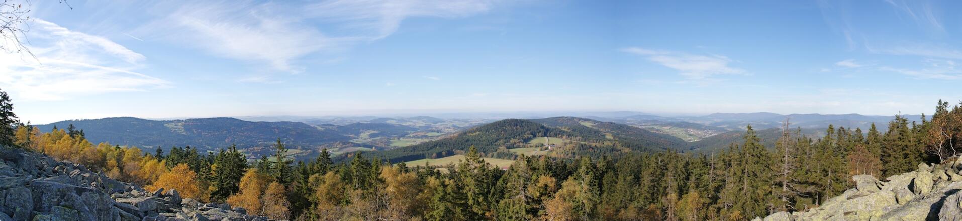 Panorama von West nach Ost