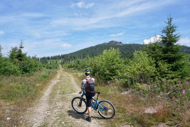 Arbersteig mit Großem Arber