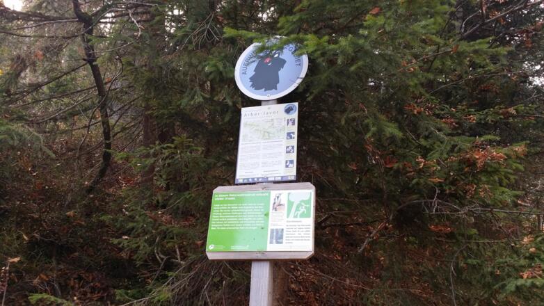 Anfang des Wanderweges