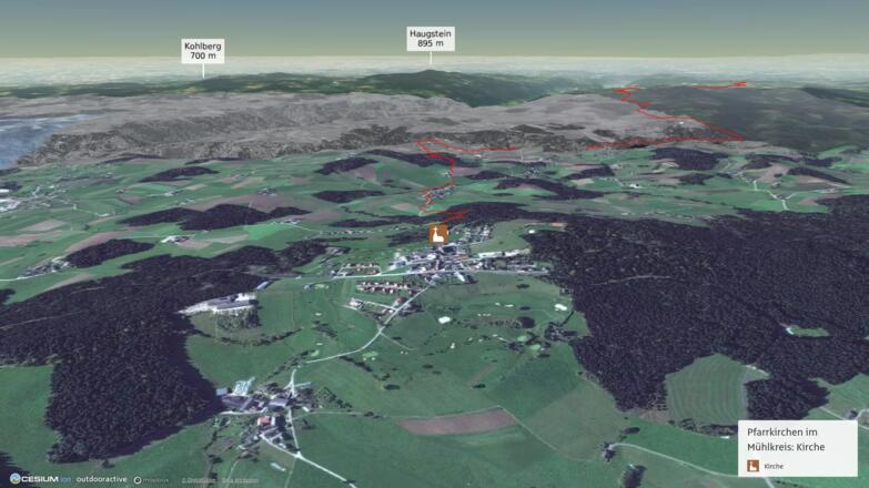 Pilgerweg in Donau-Oberösterreich: Böhm.-Bayrischer Weg: Pfarrkirchen - Untergriesbach