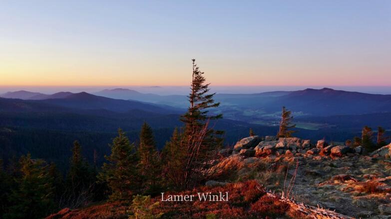 Großer-Arber-Sonnenuntergang