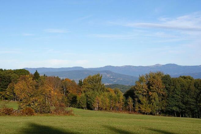 Blick zum Großen Arber von Münchshöfen