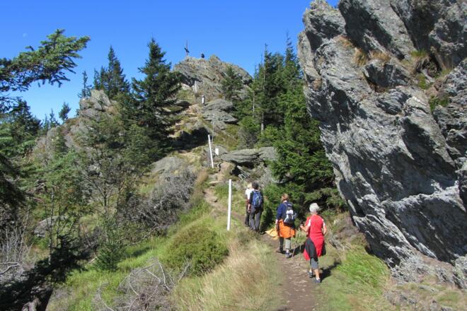 Die letzten Meter vor dem Ossergipfel