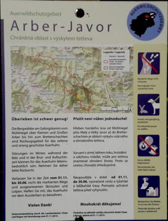 Auerwild-Schutzgebiet-Info
