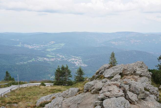 Blick nach Bayerisch Eisenstein