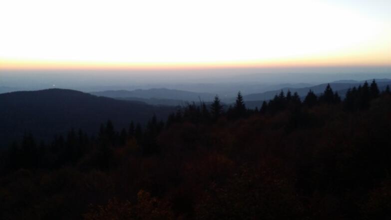 Sonnenuntergang am Hirschenstein