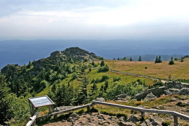 Blick zum Bodenmaiser Riegel (Westgipfel)
