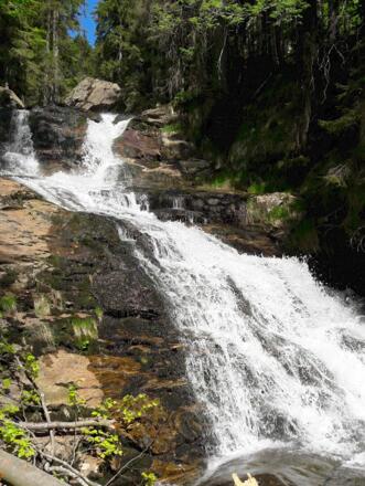 Mittelteil der Wasserfälle