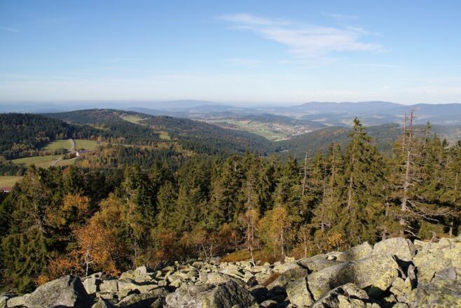 Aussicht von der Käsplatte nach Nord-Ost