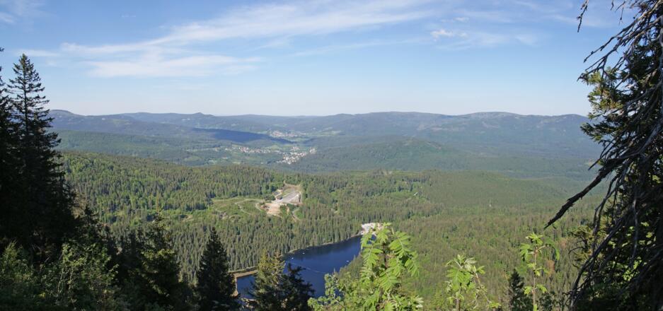 Mittagsplatzl-Panorama mit Gr. Arbersee