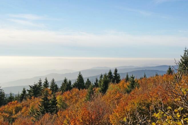 Fernsicht vom Hirschenstein nach Nord-West