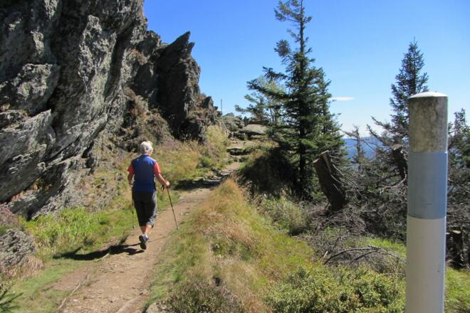 Immer den weißen Pfosten nach