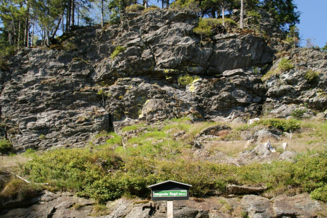 Hängender Riegel am Rückweg