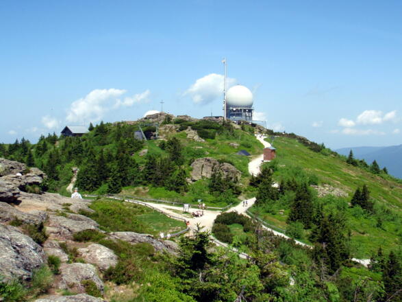 Blick vom Seeriegel zum Arber