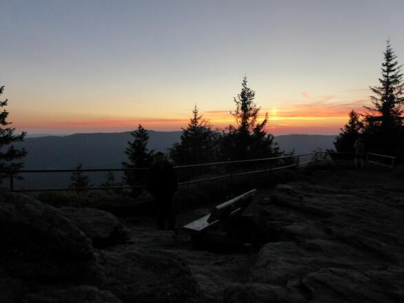 Abendstimmung am Gipfel