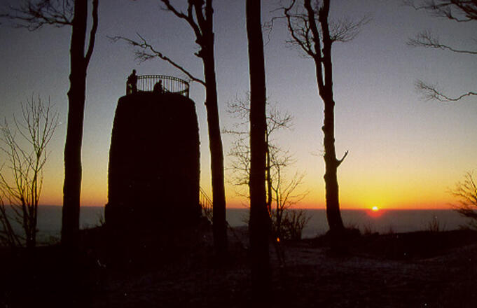 Der Aussichtsturm bietet einen phantastischen Ausblick.