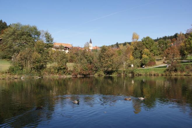 Englmar-Weiher im Kurpark St. Englmar